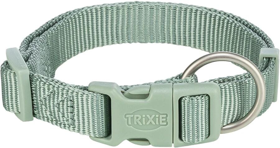 Trixie Premium Halsband, salbei, M-L, 35-55cm/20mm