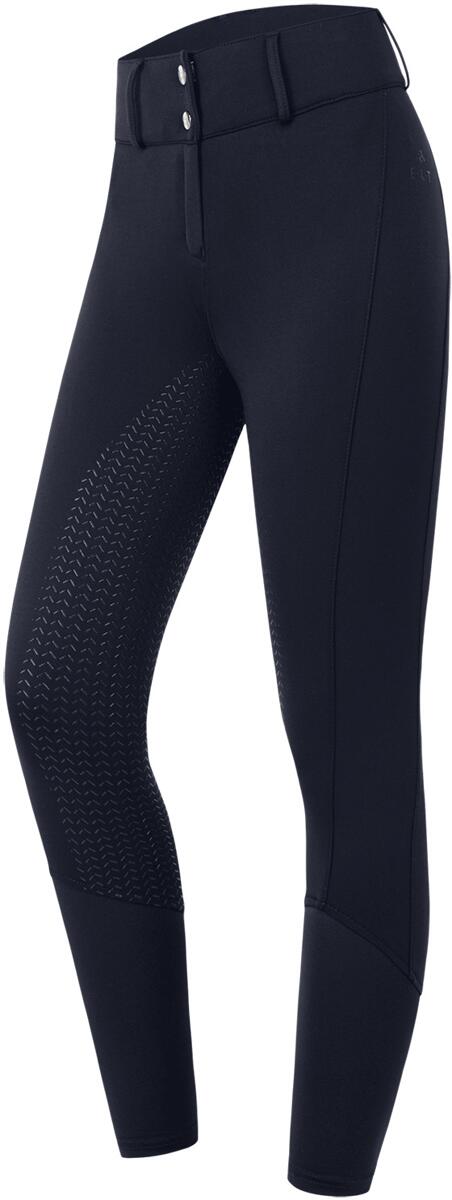 ELT Essential High Waist Silikon Reithose, tiefblau, 42