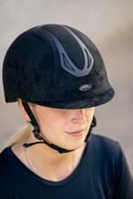 Choplin AeroVelvet Reithelm, schwarz, S, 52-54