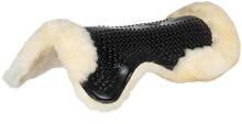Acavallo NS-S Massage-S Gelpad, piatto, in pelle di agnello, taglia unica, nero/naturale
