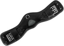 Cintura da dressage Acavallo, in pelle, nera, 80 cm