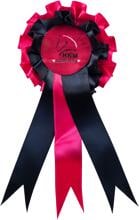 Fiocco da esposizione HKM Cuddle Pony, blu scuro/rosa