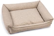beeztees Zia Orthopädisches Hundebett, beige, 100x80cm