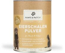 Paws & Patch Eierschalen Pulver | für Hunde & Katzen | Nahrungsergänzung