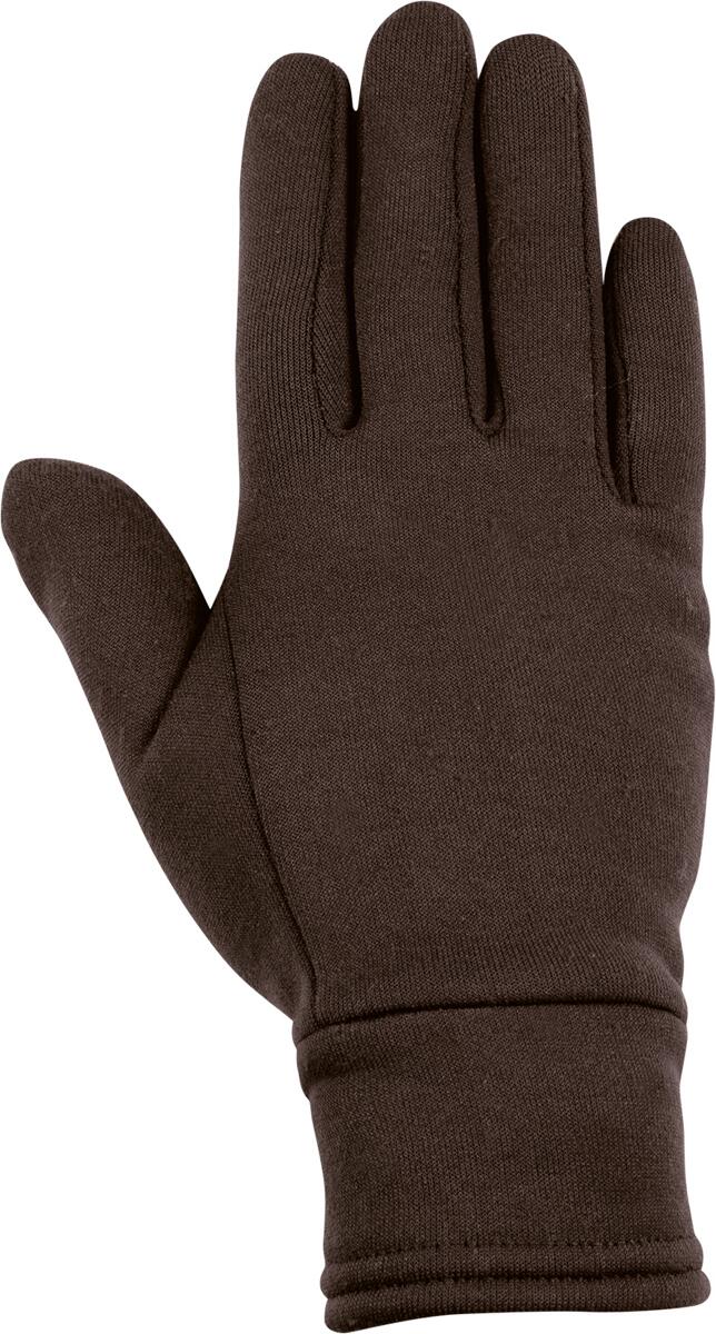 HKM Polar Reithandschuhe, Fleecefütterung, dunkelbraun, XS