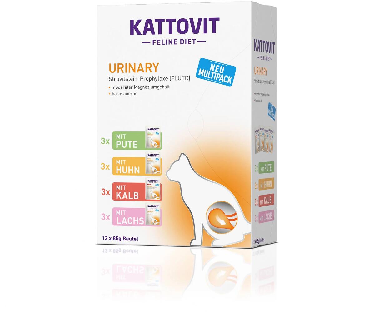 Kattovit Diet Urinary Multipack Nassfutter, 12x85g