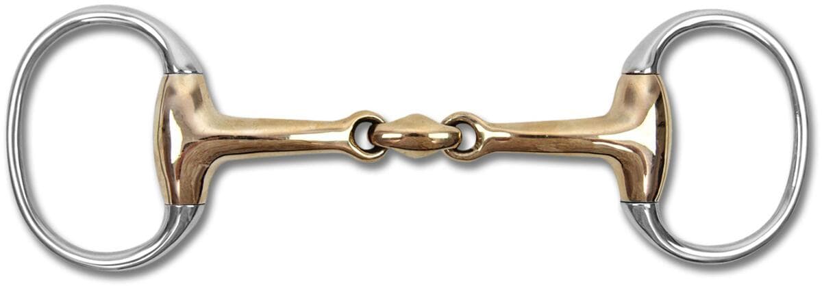 Waldhausen Cupris Olivenkopfgebiss, doppelt gebrochen, 12,5cm