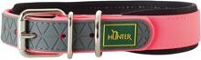 Collare HUNTER Convenience Comfort, rosa neon, taglia M, 50 cm