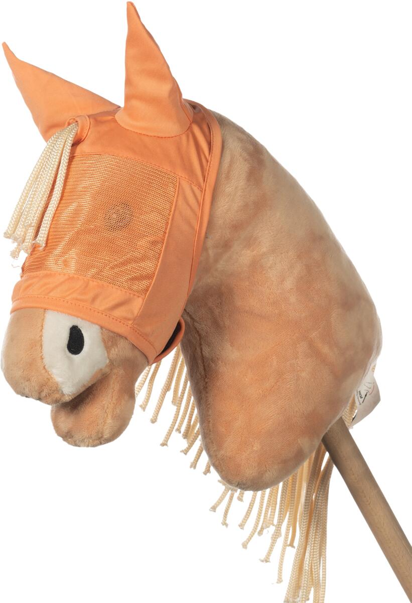 HKM Hobby Horsing Fliegenschutzmaske, orange