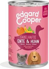 Edgard Cooper Junior Nassfutter, Ente & Huhn, 6x400g