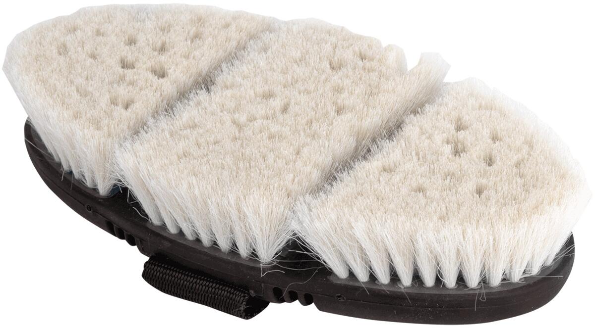 Waldhausen Flex Glanzbürste, Ziegenhaar, schwarz/grau