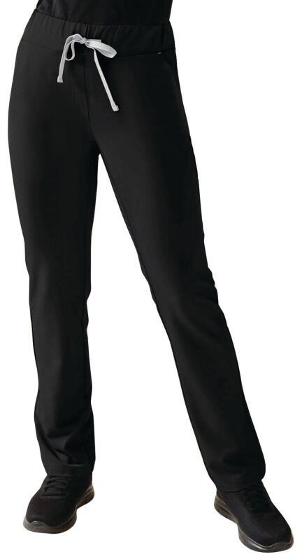 CLINIC DRESS Damen Hose, gerader Saum, schwarz, Gr. XL