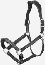 LeMieux Leather Crystal Halter, black, Full
