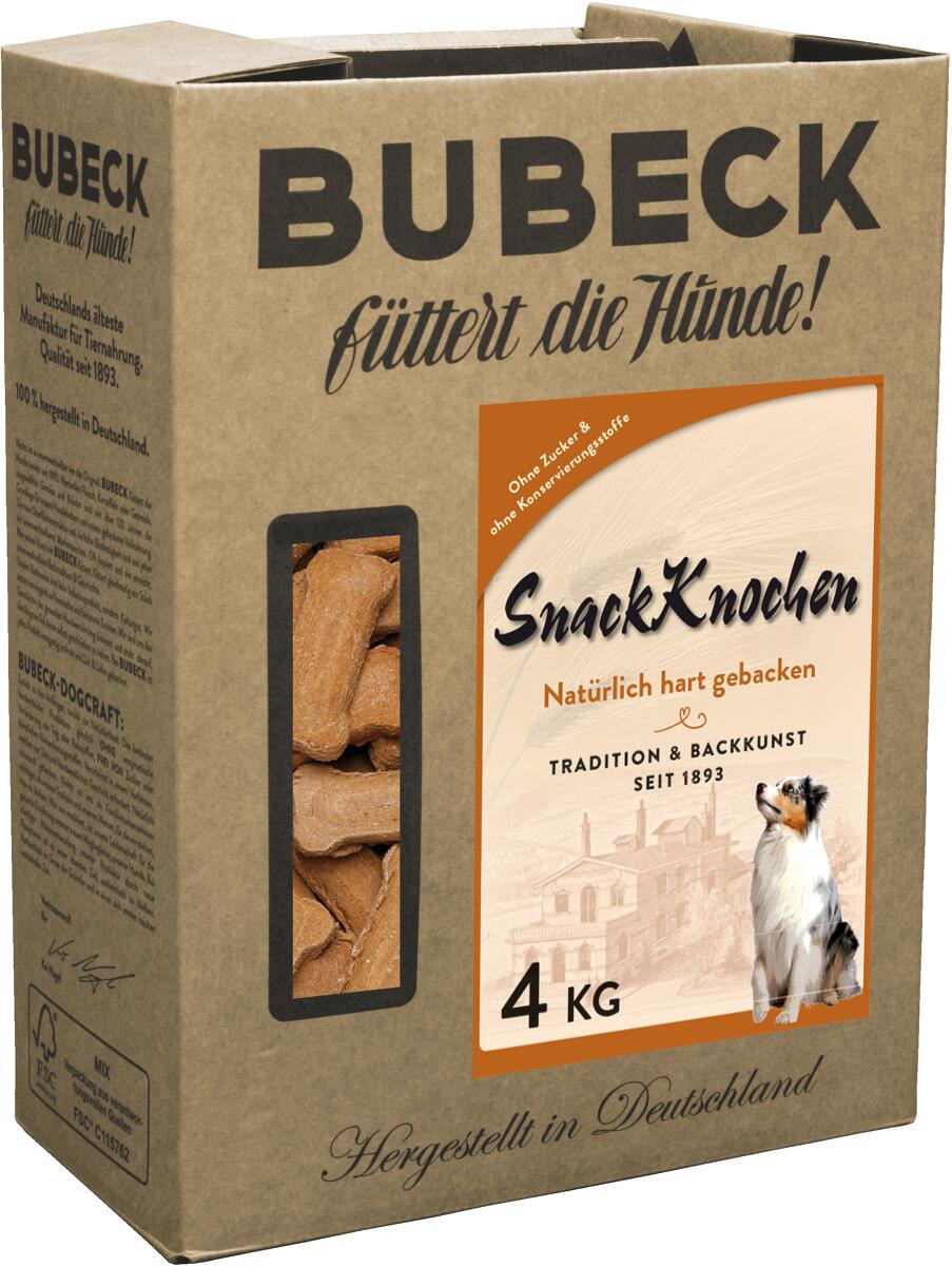 Bubeck Snack Knochen Hundekuchen, 4kg