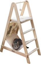 KERBL Pet Ladder Kletterturm, beige, 104x74x41cm