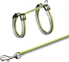 Trixie cat harness with lead Freshline Spot, 27-45cm/10mm, 1.20m, assorted colours