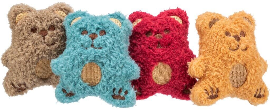 Trixie Katzenminze Bär, Plüsch, farblich sortiert, 8cm