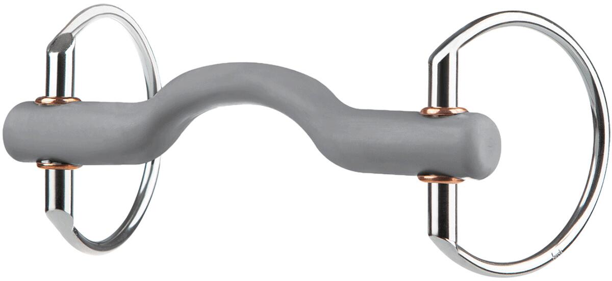 beris Olivenkopfgebiss mit Zungenbogenstange, 7,5cm, 120mm, soft