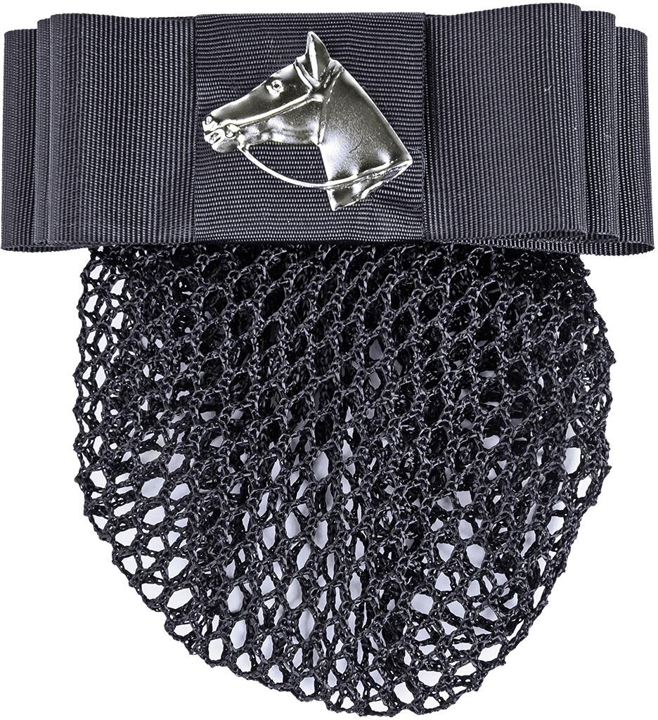HKM Haarspange mit Netz, schwarz