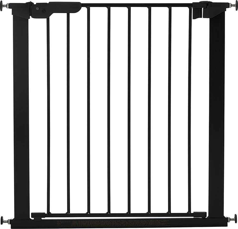 DogSpace Lassie Hundegitter, schwarz, 73,5-79,6x72cm