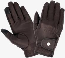 Guanti da equitazione classici in pelle LeMieux, marroni, taglia S