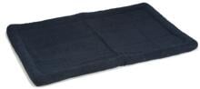 letto in pelle d'agnello beeztees, blu, 121x76x6cm