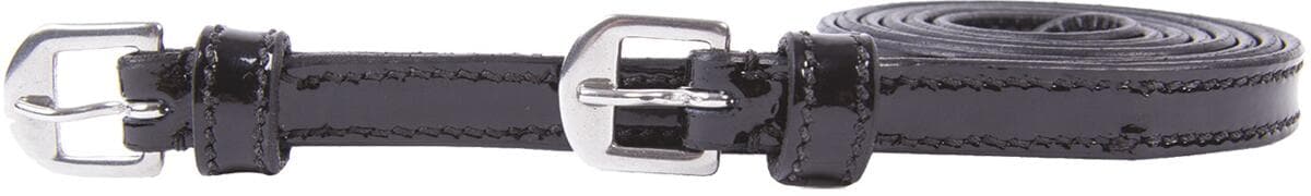 Waldhausen Lackleder Sporenriemen, schwarz