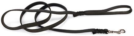 Karlie Rondo Führleine, Leder, geflochten, schwarz, 200x1,6cm