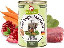 GranataPet Lieblingss Mahlzeit Nassfutter mit Rind & Fasan