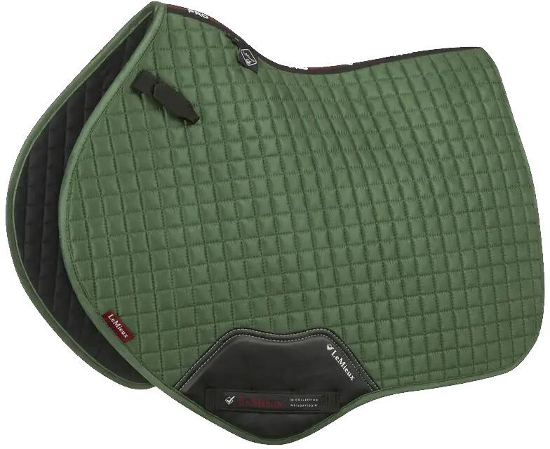 LeMieux Suede Close Contact Schabracke, L, hunter green