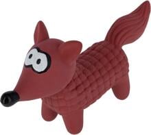 Giocattolo per cani in lattice KERBL Pet Volpe rossa, rosso/marrone, 21x5,5x11 cm
