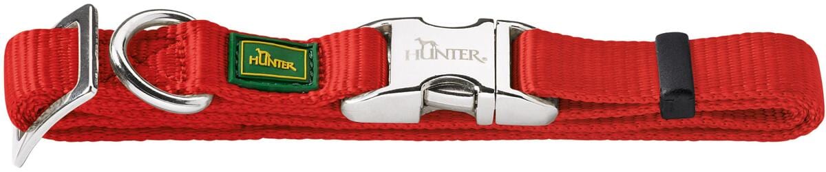 HUNTER Vario Basic Alu-Strong Halsband, rot, L