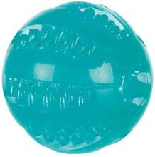 Trixie Denta Fun Ball, gusto menta, TPR, ø 6 cm