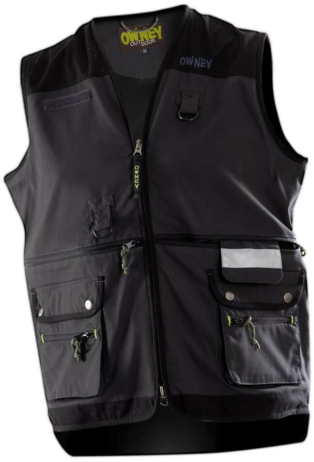 Owney Dog Sport Herren Trainingsweste, anthrazit, 3XL