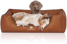 Knuffelwuff Chesapeake orthopädisches Hundebett, 105x75cm, rusty