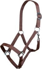 Cavezza economica HKM Stars, marrone scuro, purosangue