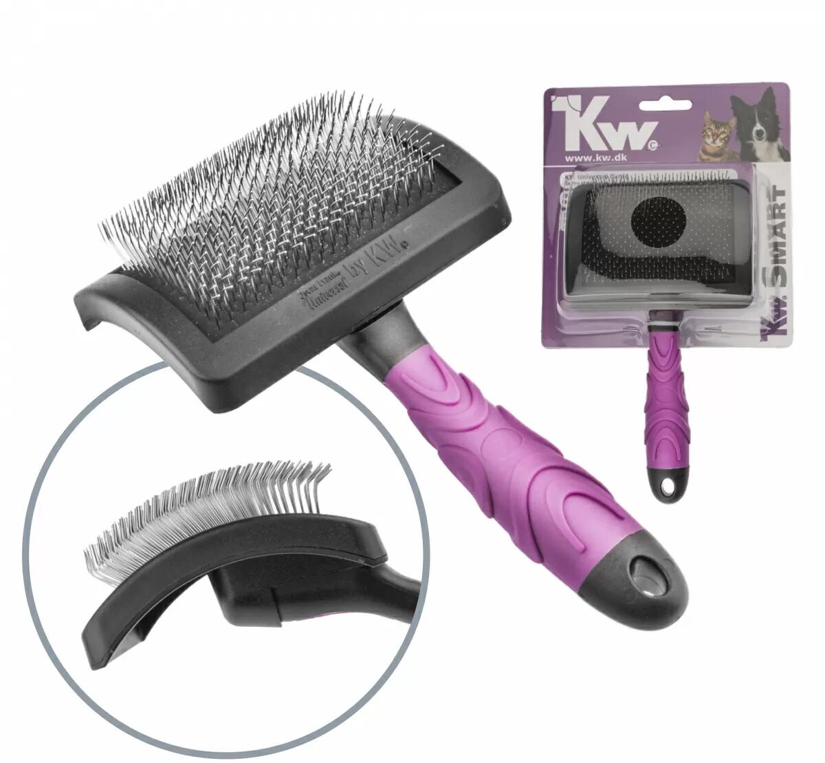 KW Smart Universal Card Zupfbürste, 8,6x5cm, Zinkenlänge 1,3cm