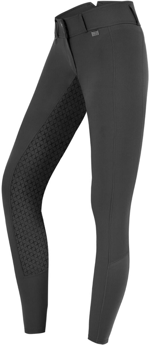 ELT Micro Sport Silikon High Waist Kinder Reithose, asphalt, 140