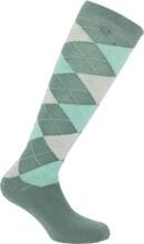 Calzini EQUITHÈME Argyle, menta/verde, 39-41