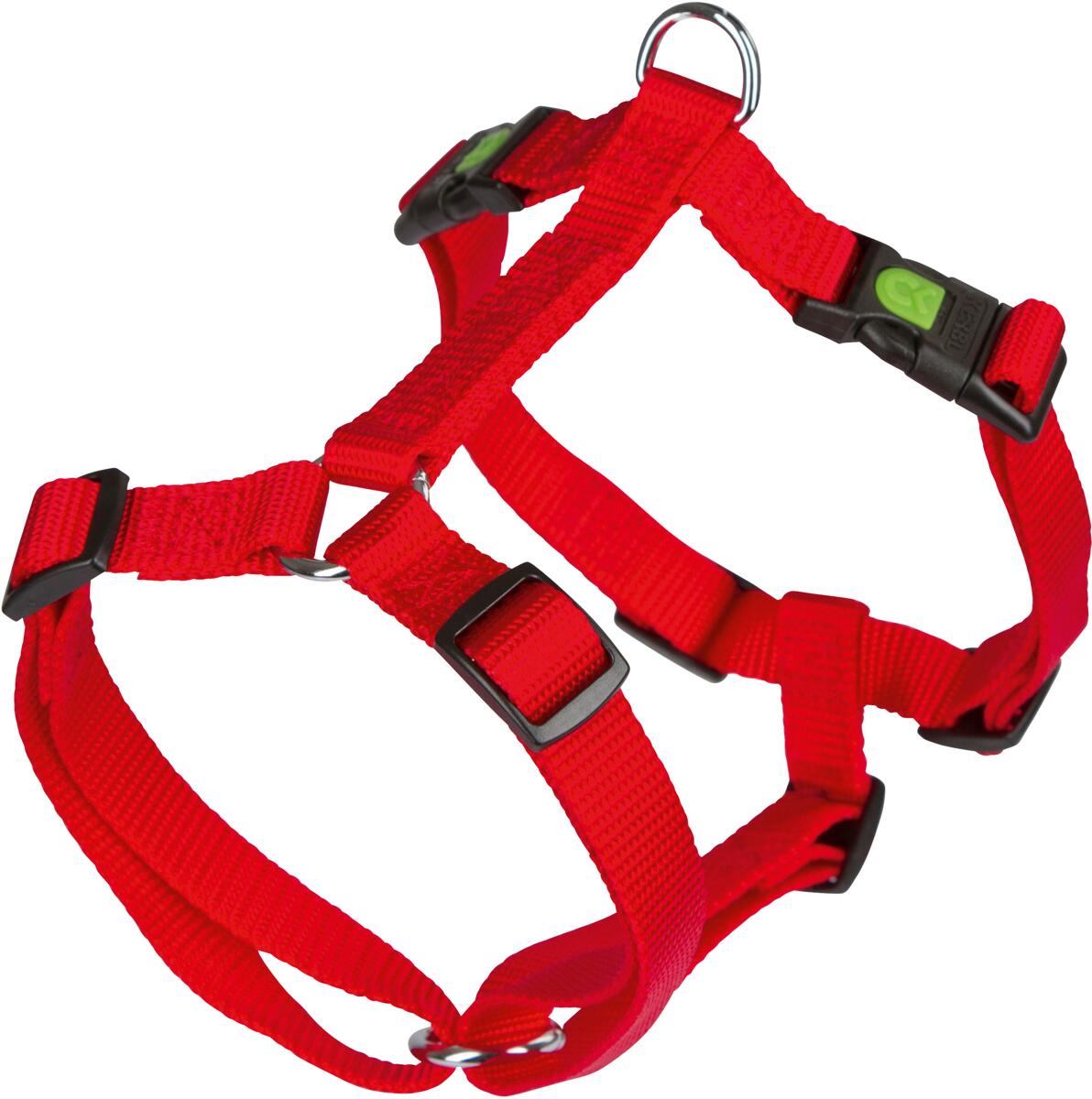 KERBL Pet Miami Geschirr, rot, 15mm, 40-57cm