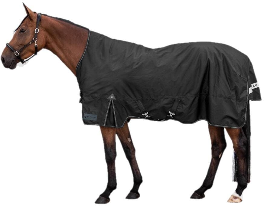 Waldhausen Arctic High Neck Outdoordecke, 100g, schwarz, 145cm