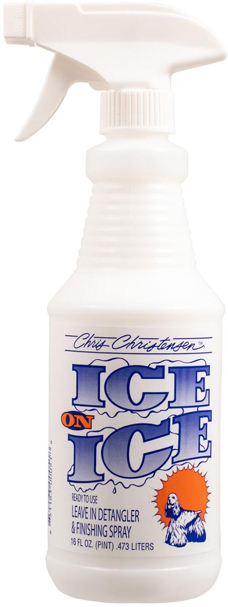 Chris Christensen Ice On Ice Detangling and Finishing Spray, gebrauchsfertig, 473ml