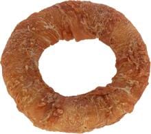 KERBL Pet Rinderhaut Ring Kausnack mit Hühnchen, 17cm, 220g
