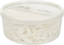 Gomme per criniera HKM, scatola di plastica, bianco, 500 pezzi