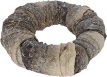 KERBL Pet Rinderhaut Ring mit Fisch, Ø17cm