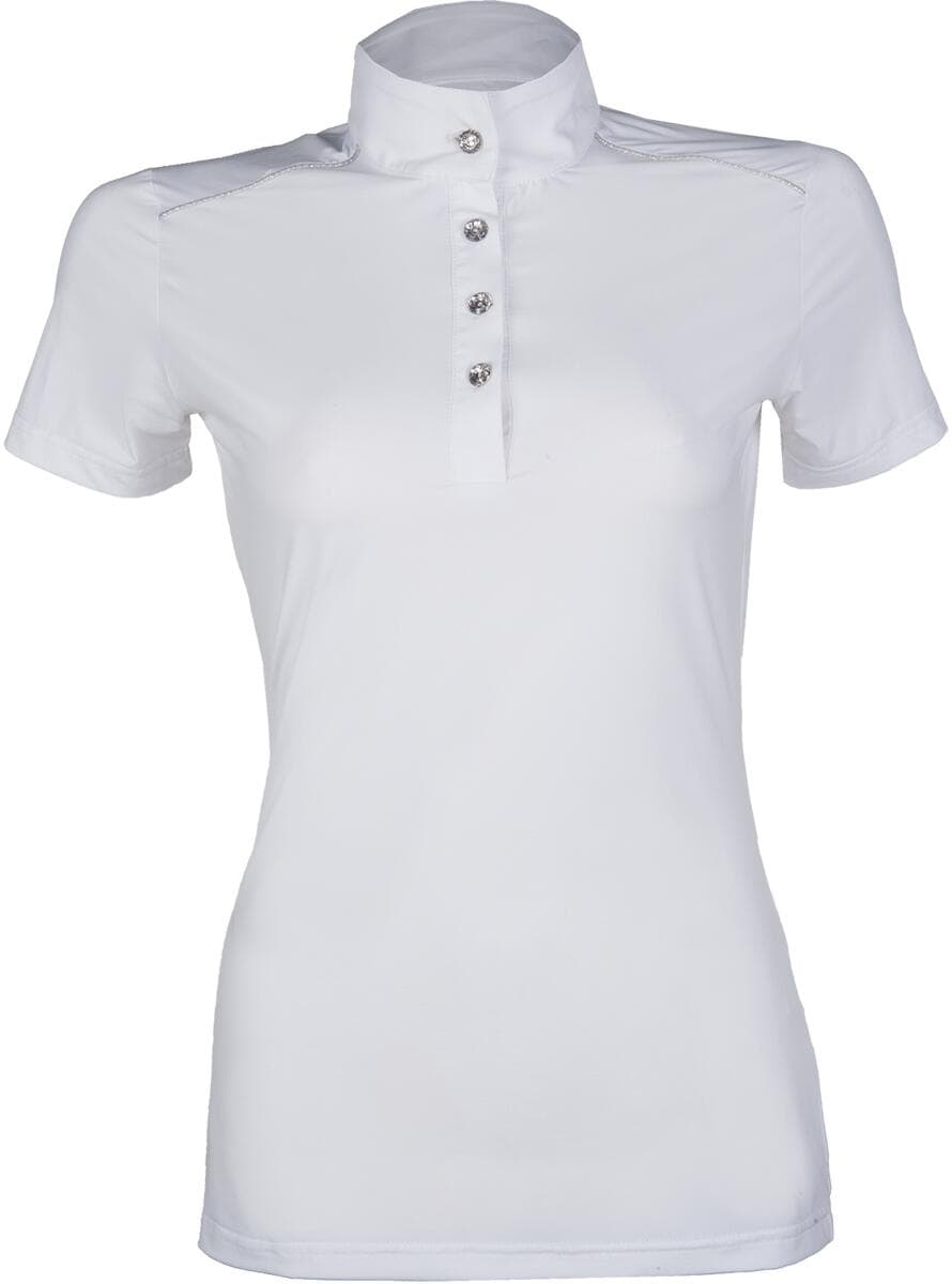 HKM Premium Turniershirt, weiß, XS
