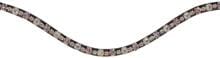 HKM Daisy browband, marrone/rosa scuro, warmblood
