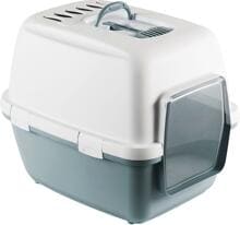 KERBL Pet Cathy Comfort litter tray, blue/white, 58x45x48cm