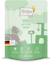 Mjamjam Quetschie cat food with insects & chicken