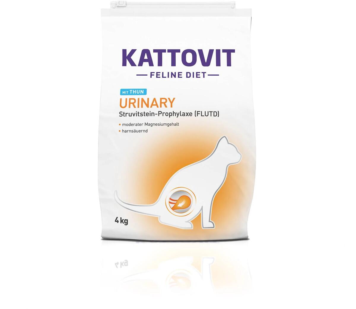 Kattovit Diet Urinary Trockenfutter mit Thunfisch, 4kg